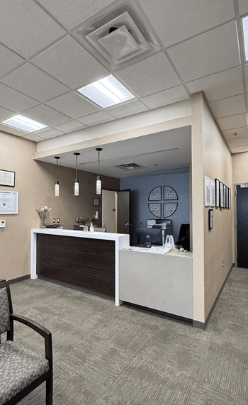 Reception area